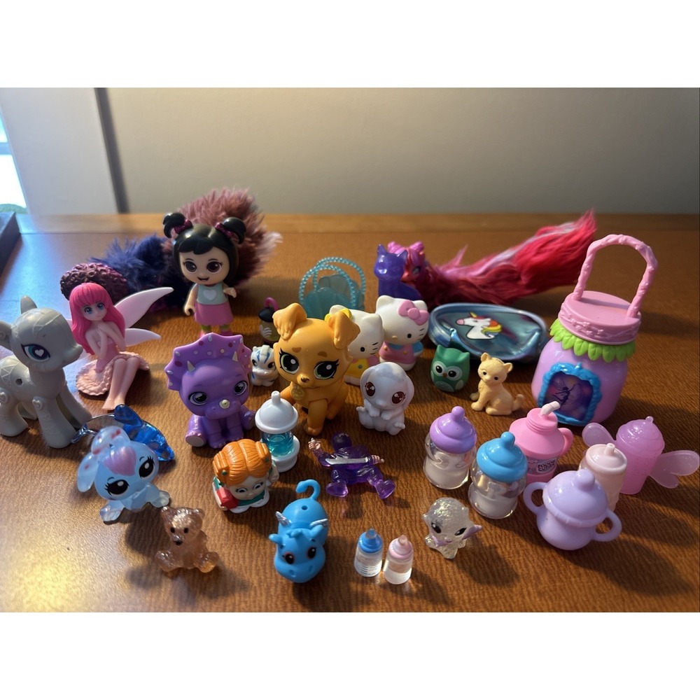Mixed Lot: Squinkies, Hatchimals, MLP,‎ More Minis
